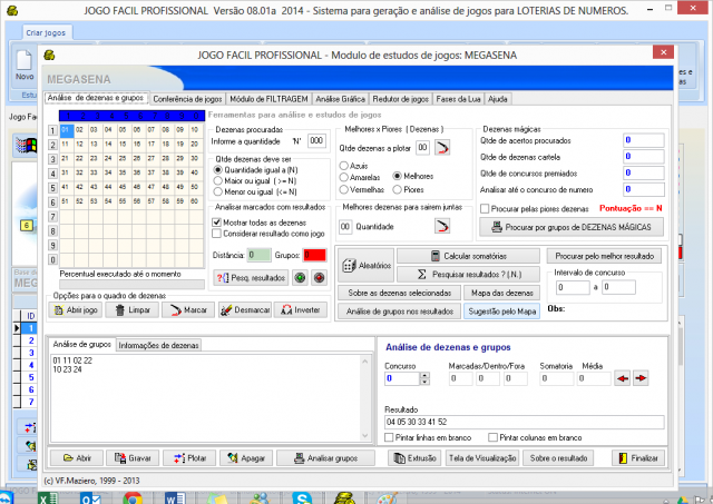 Analise e conferencia