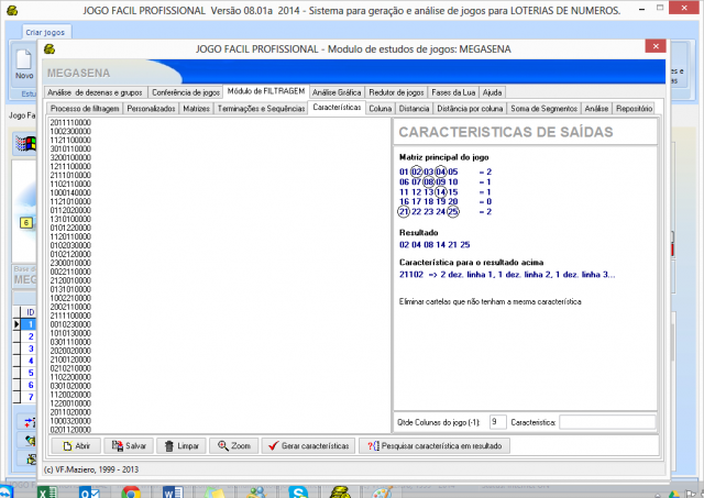 Filtro de caracteristicas