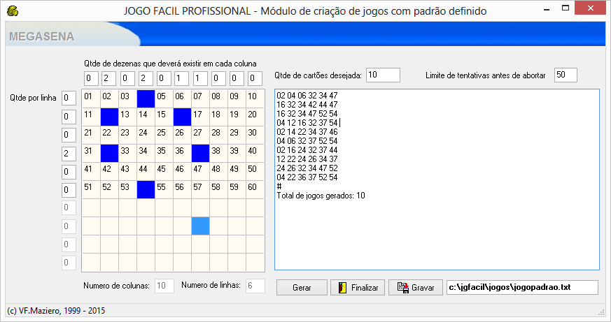 Modulo de criar jogos